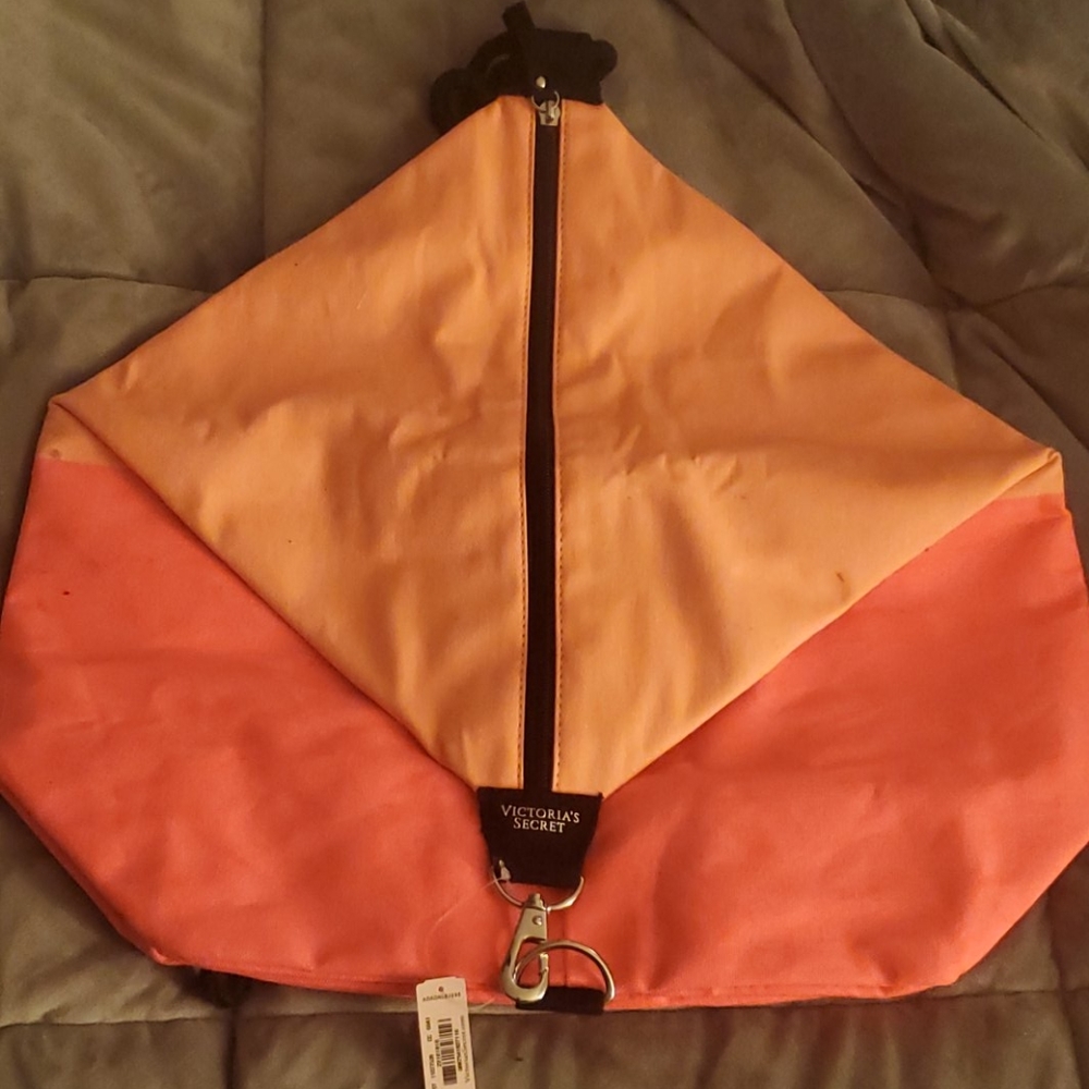 Victoria Secret pink/orange draw string NWT